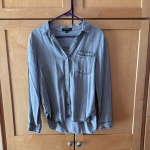 Velvet Heart Gray Casual Shirt